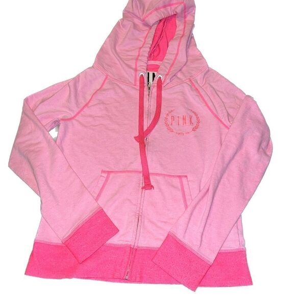 Womens VS Pink Full Zip Hoodie Small-True to Size - Picture 3 of 3